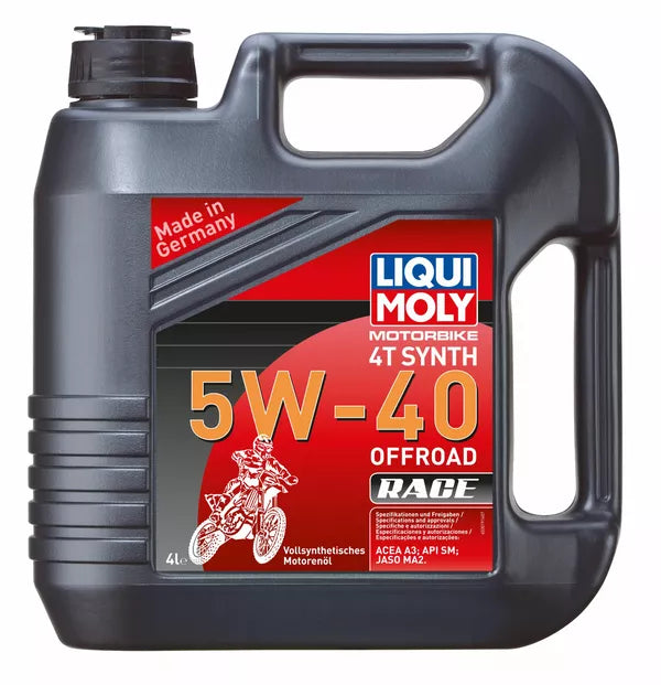 Huile moteur 4 temps Liqui Moly Offroad Race 4T 5W40 100% synthèse 4 L