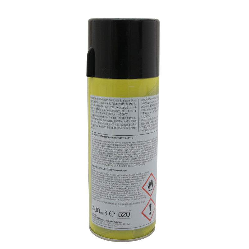 Lubrifiant Arexons System haute température Teflon PTFE -40°C à +170°C 400 ml