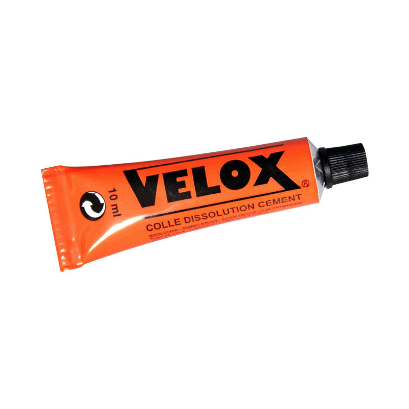 Colle à rustine dissolution Velox - Boîte de 18 tubes de 10 ml