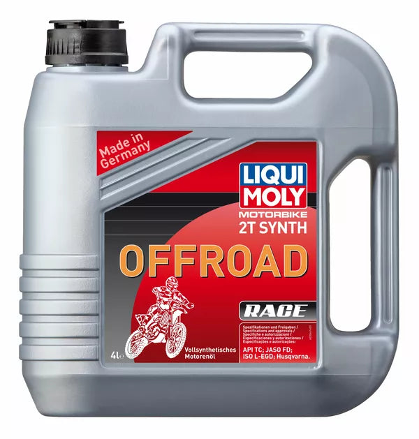 Huile moteur 2 temps Liqui Moly Offroad Race 2T 100% synthèse 4 l