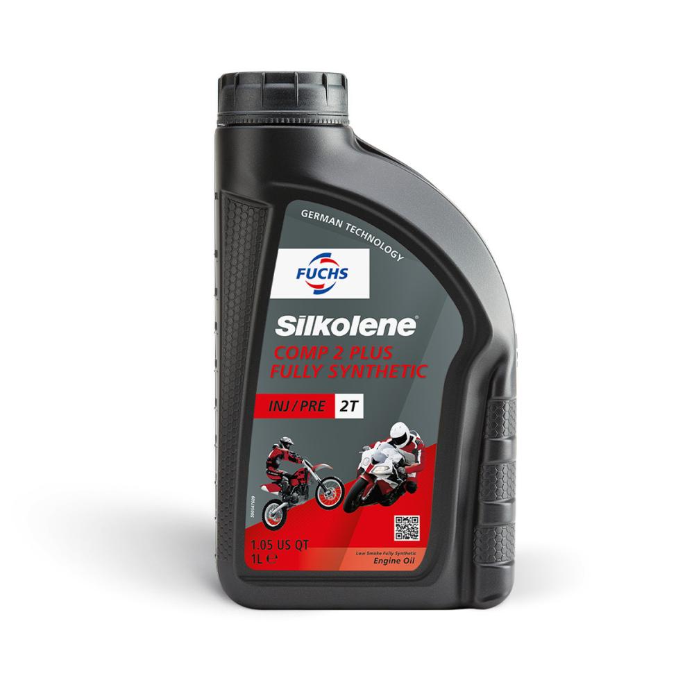 Silkolene Comp 2 Plus - Huile moteur 2T 100% synthèse 1L