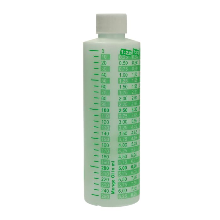 Doseur gradué Schmitt 2T huile de mélange 250 ml vert