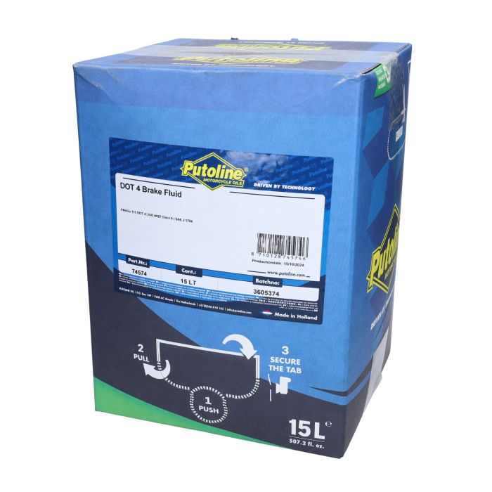 Liquide de frein Putoline BAG-IN-BOX POINT 4 15L 74574