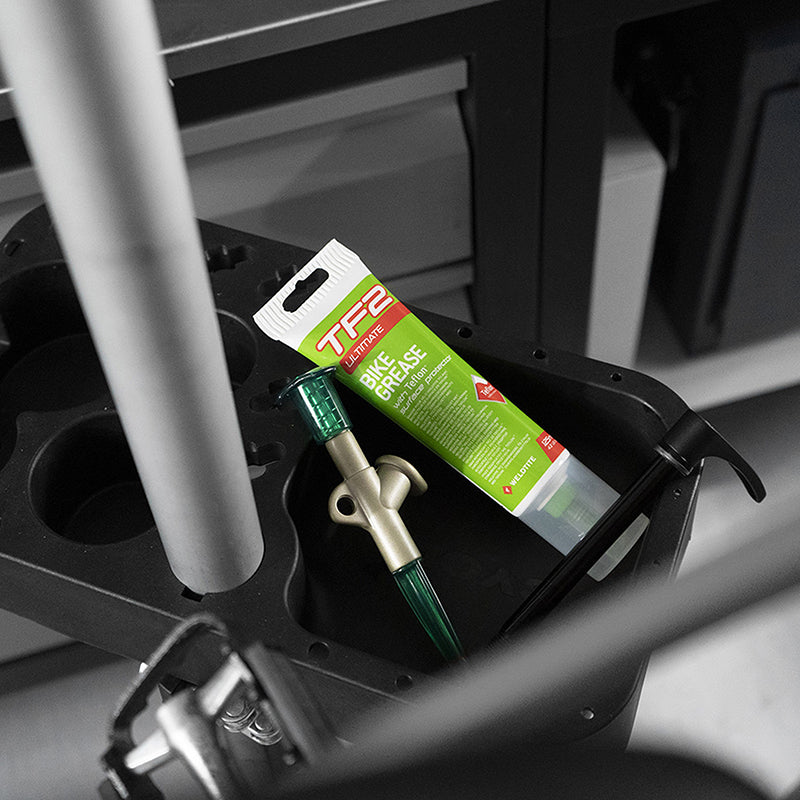 Graisse vélo Weldtite TF2 au téflon avec pistolet 125 ml