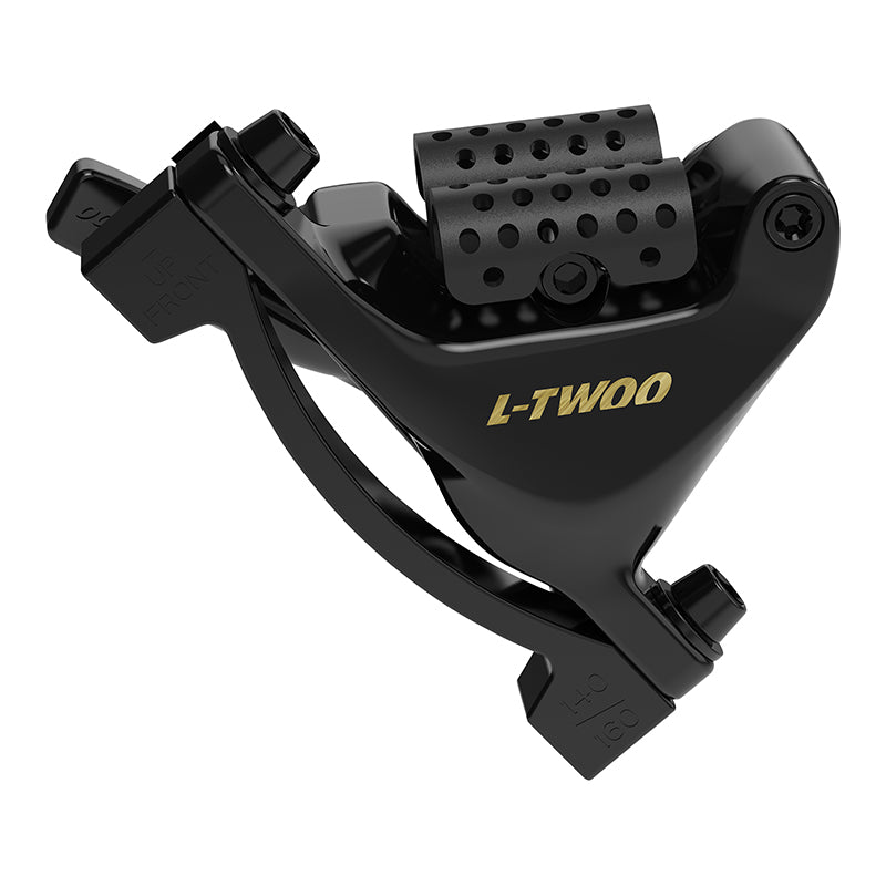 Groupe - transmission gravel Ltwoo 1X12V. GRT series disque hydraulique carbone noir - or (derailleur arriere - leviers - manettes avec etriers avant et arriere) (vendu en boite) -huile minerale