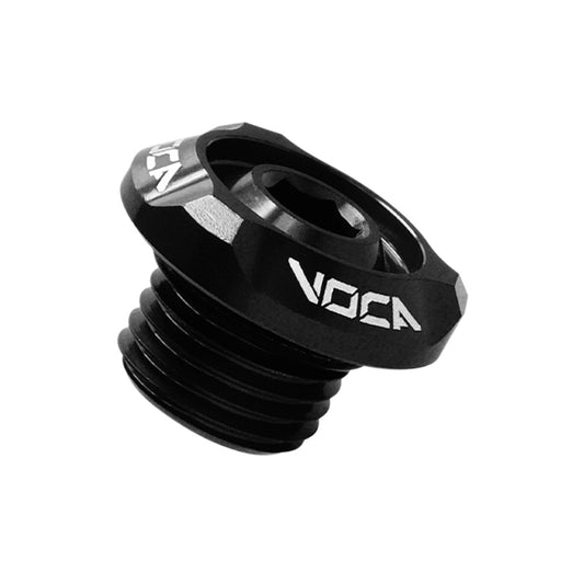 Bouchon d'huile VOCA RACING aluminium CNC noir M14X1,50
