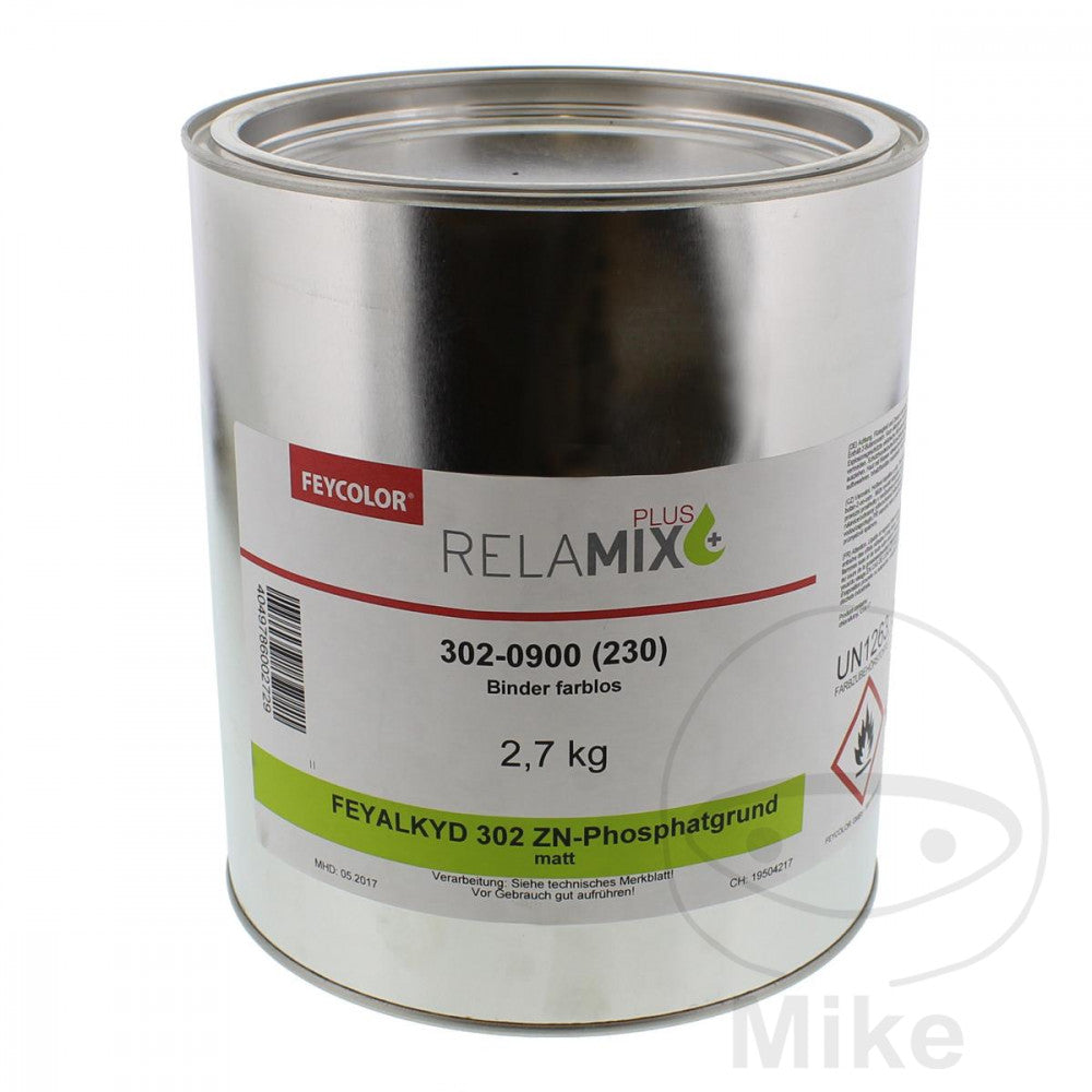 Nettoyant moteur Feycolor 1K zinc phosphaté 302 2,7 kg Feyalkyd incolore