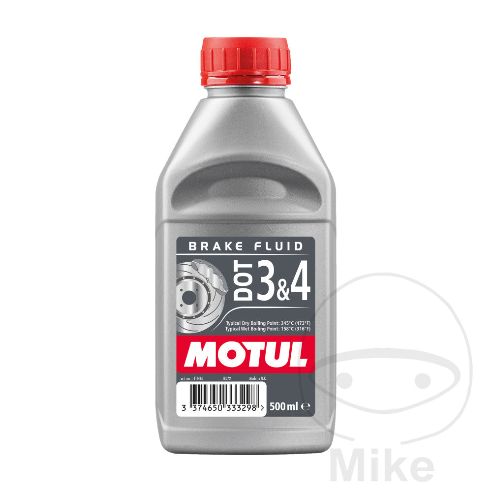Liquide de frein DOT 3/4 0,5 L Motul