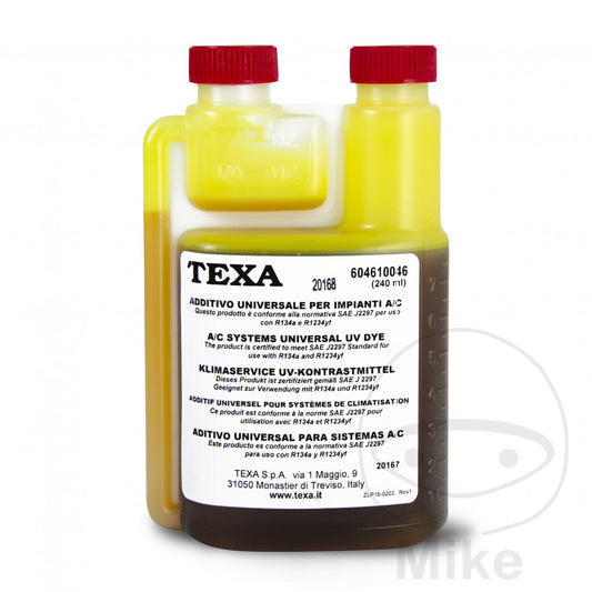 Additif UV pour la recherche de fuites Texa - Produit de contraste sans agent solubilisant