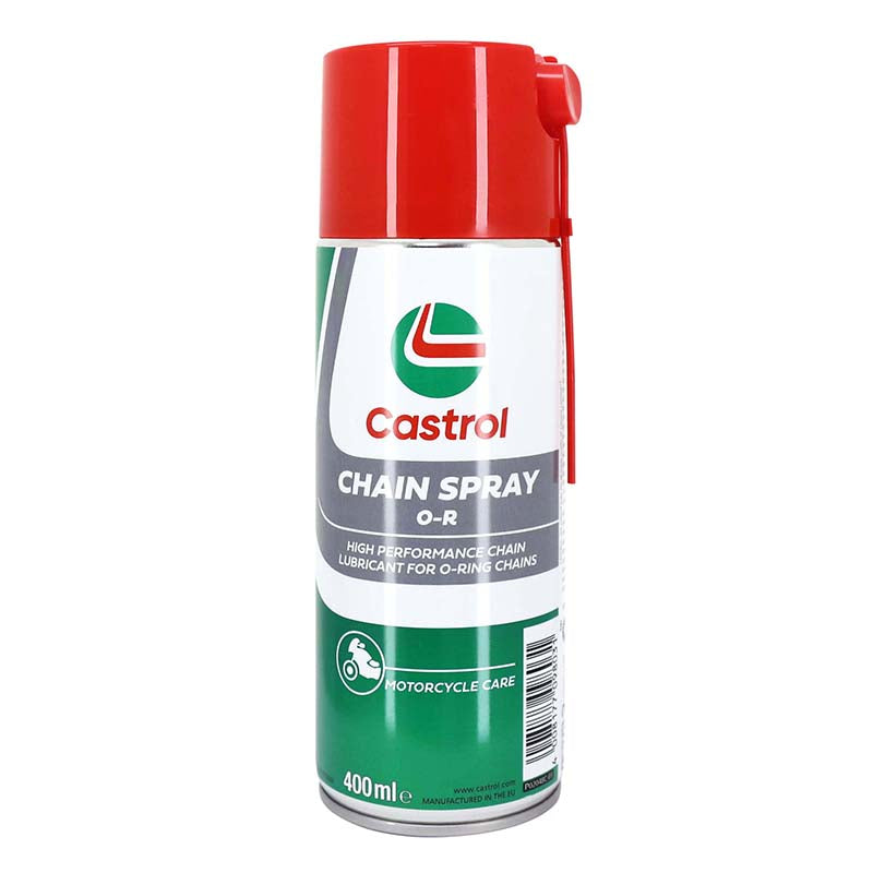 Graisse chaîne moto Castrol Chain Spray O-Ring 400 ml