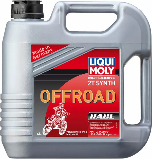 Huile moteur 2 temps Liqui Moly Offroad Race 2T 100% synthèse 4 l