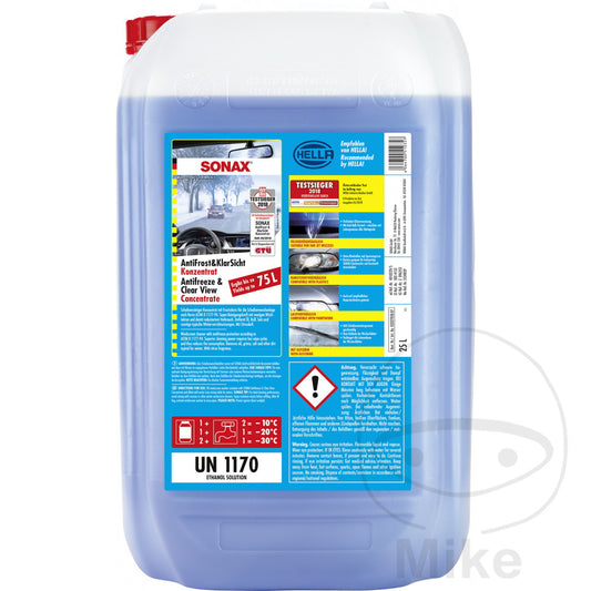 Nettoyeur de pare-brise 25 litres Sonax antigel agrumes
