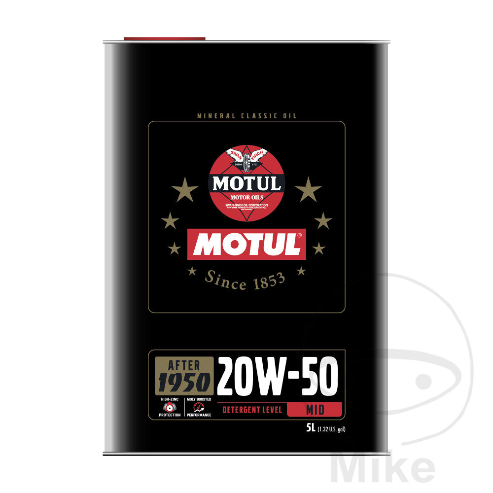 Huile Moteur Motul 20W50 4T Minérale Classic 5L