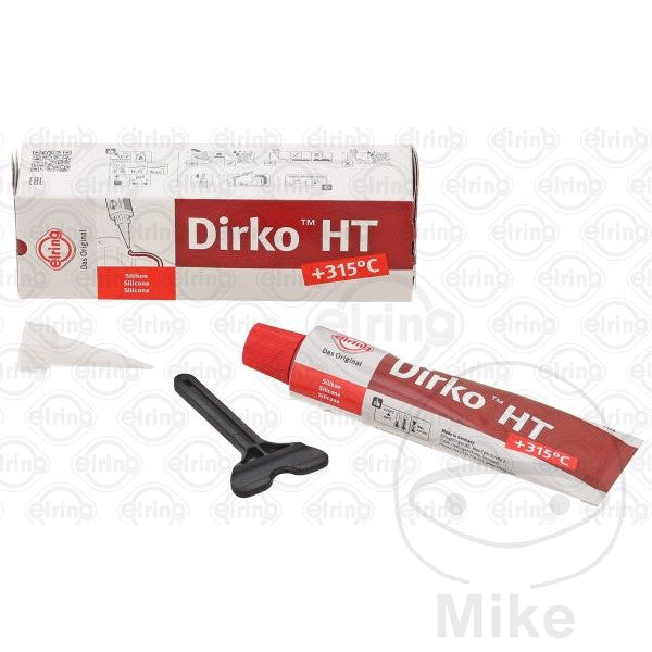 Mastic d'étanchéité Elring Dirko HT Rouge 70 ml acétique