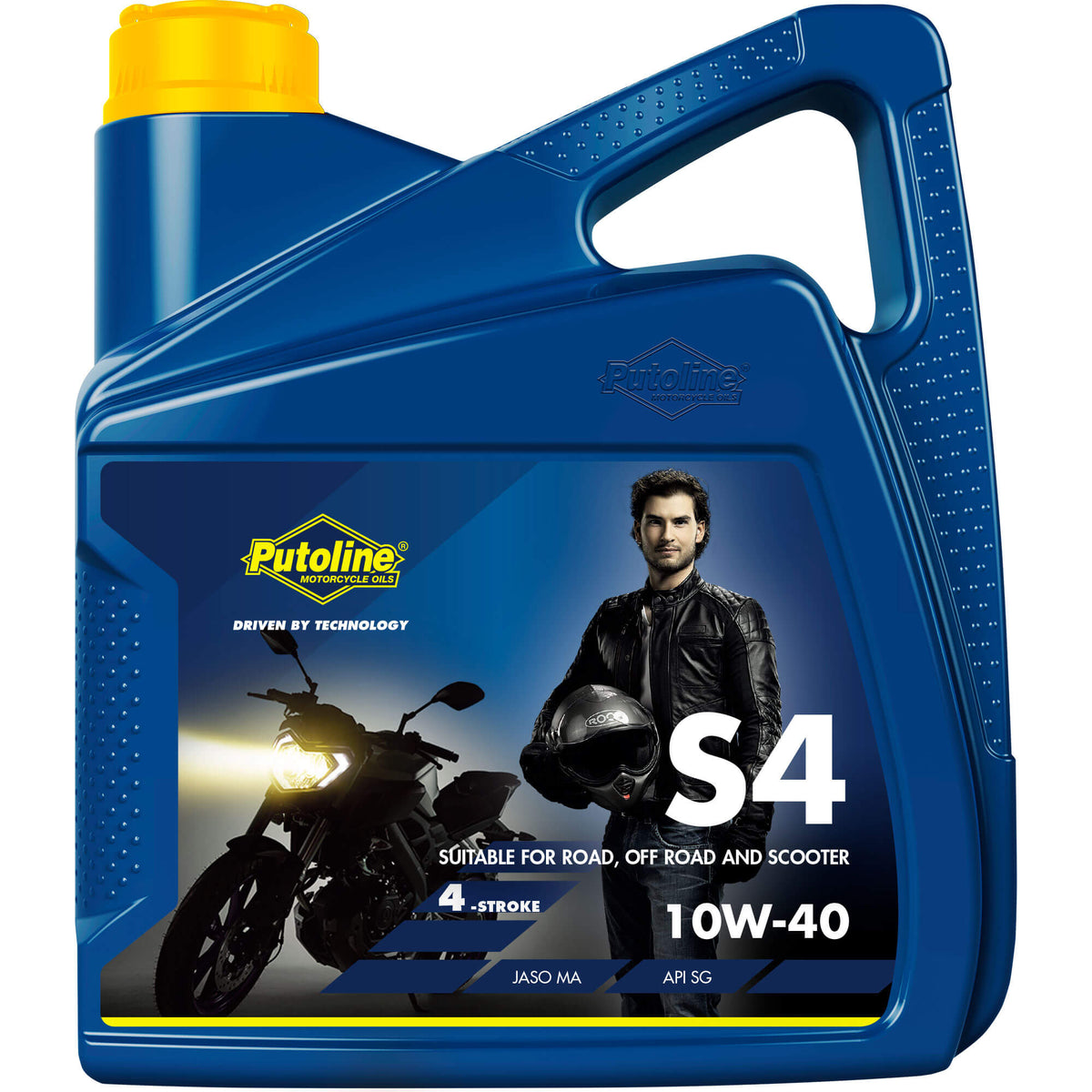 Huile moteur 4 temps 10W-40 minérale Putoline S4 - 4 L