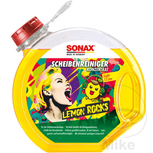 Nettoyant pour vitres Sonax Lemon Rocks 3 L concentré