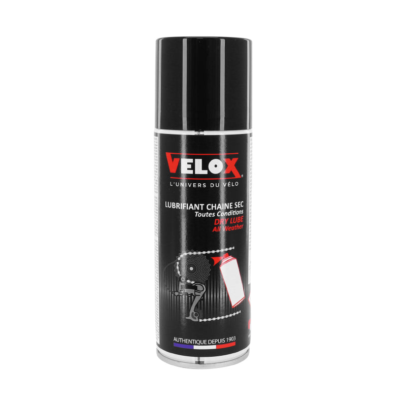 Lubrifiant chaîne vélo Velox Dry Lube conditions sèches 200 ml