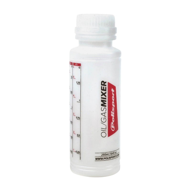 Doseur d'huile pour mélange essence Polisport gradué transparent 250 ml
