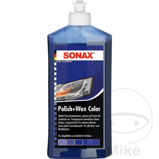 Sonax Polish & Wax Couleur 500 ml Nano Bleu