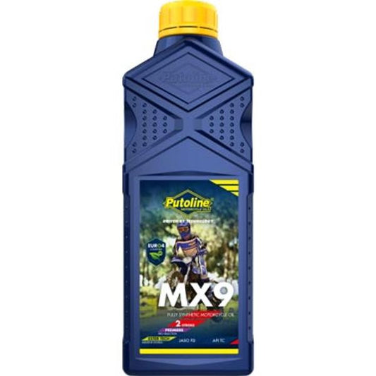 Huile moteur 2T MX9 Ester tech 100% synthèse 1L Putoline