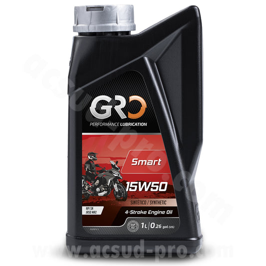 Huile moteur Global Racing Oil 4T Smart 15W50 synthèse 1 L