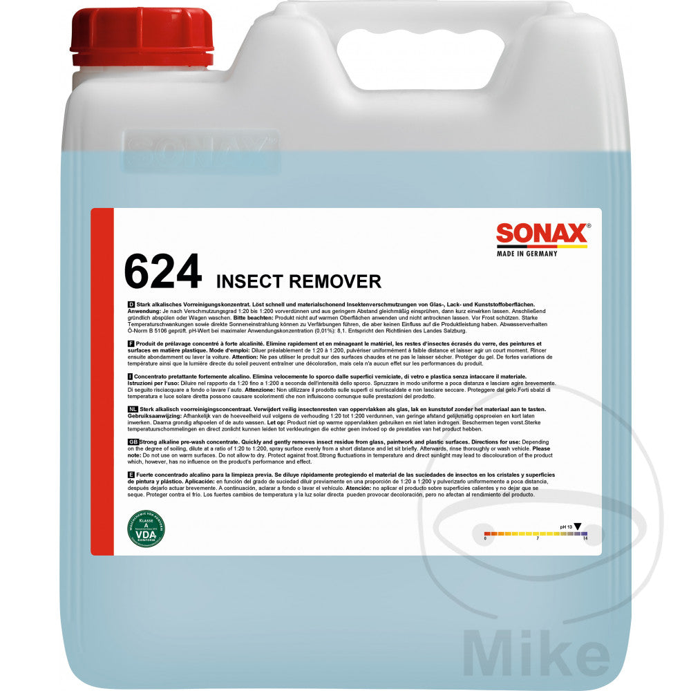 Détachant pour insectes 10 litres Sonax