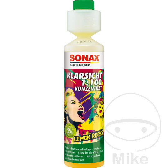 Additif de nettoyage lave-glace 1:100 Sonax Concentré Lemon Rocks 250 ml