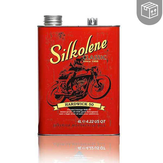Huile moteur Silkolene Classic Vintage SAE 50 - 4 bidons
