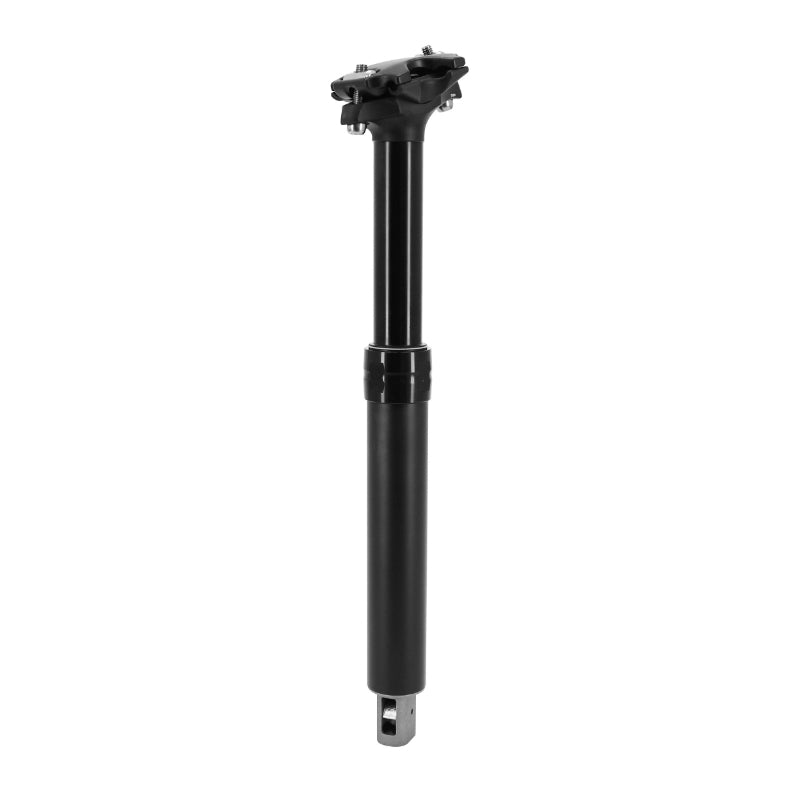 Tige de selle VTT télescopique dropper air-huile aluminium noir diam. 31,6 mm L315 mm débattement 100 mm P2R