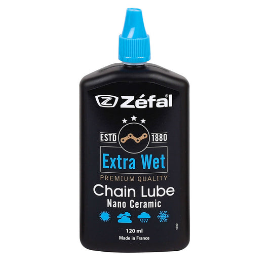 Lubrifiant chaîne vélo Zéfal Extra Wet toutes conditions 120 ml