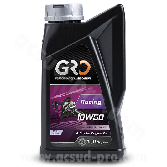 Huile moteur Global Racing 4T 10W50 100% synthèse 1L