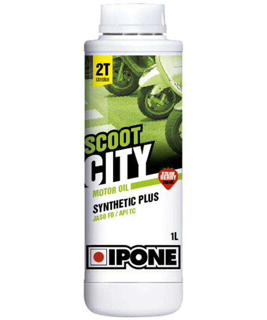 Ipone Scoot City Senteur Fraise - Huile 2 temps 1L