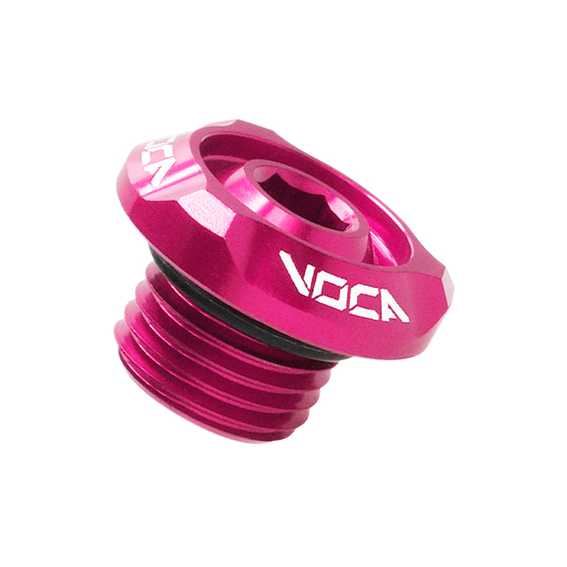 Bouchon d'huile Voca Racing aluminium CNC M14x1,50 rose