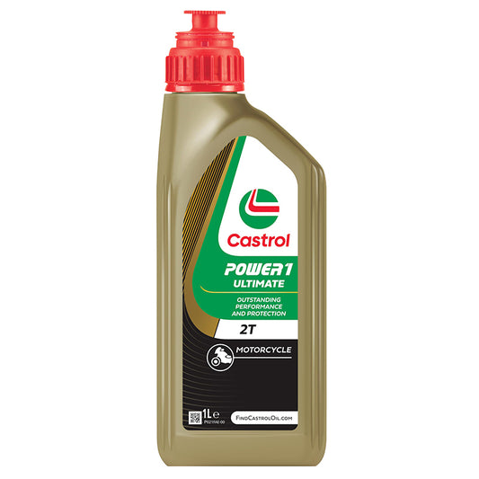 Huile moteur 2 temps Castrol Power 1 Ultimate 2T 100% synthétique 1 l