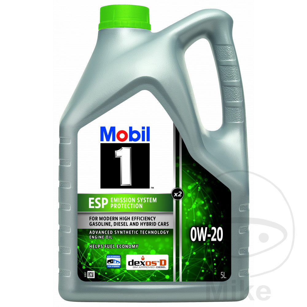 Huile moteur Mobil 0W20 ESP 5L