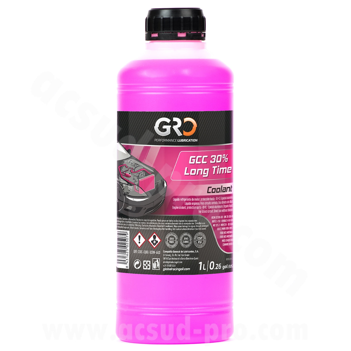 Liquide de refroidissement Global Racing Oil GCC-30 1L rose Piaggio