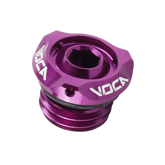 Bouchon d'huile 50 a boite voca evo V2 minarelli 50 AM6-RIEJU 50 MRT, smx-yamaha 50 TZR, dtr-peugeot 50 XPS, XR6-BETA 50 rr-sherco 50 SM-R, se-r alu CNC violet