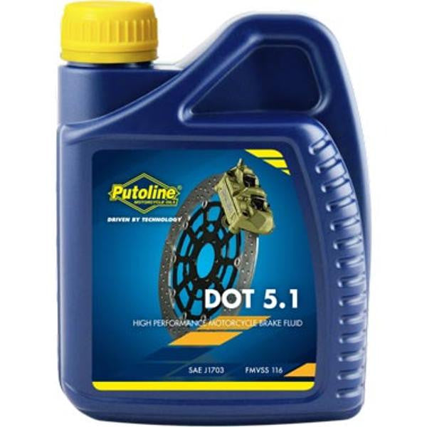 Liquide de frein Putoline DOT 5.1 - 500 ml