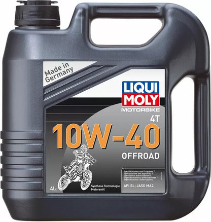 Huile moteur 4 temps Liqui Moly 10W40 synthétique 4 L