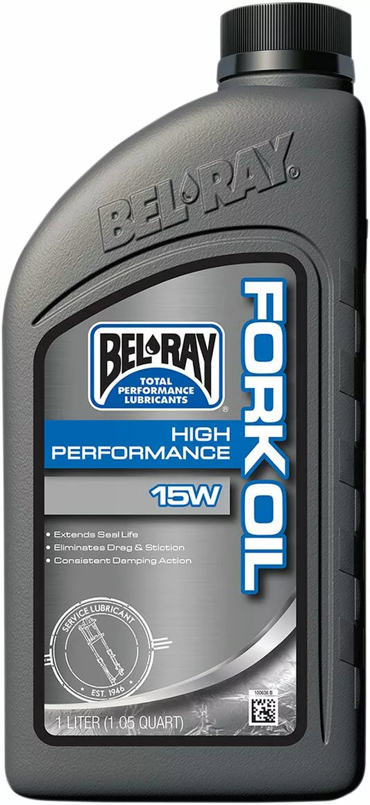 Huile fourche haute performance BEL-RAY 15W 1L