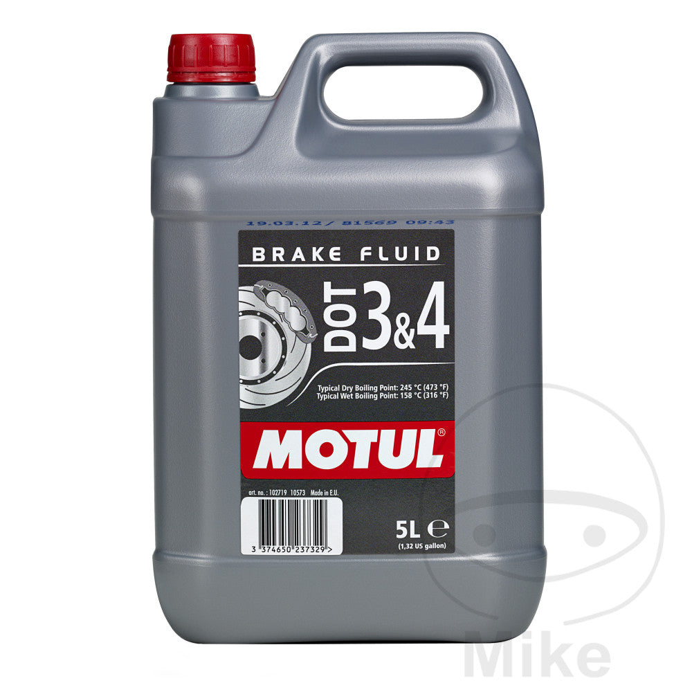 Liquide de frein DOT3/4 5 L Motul