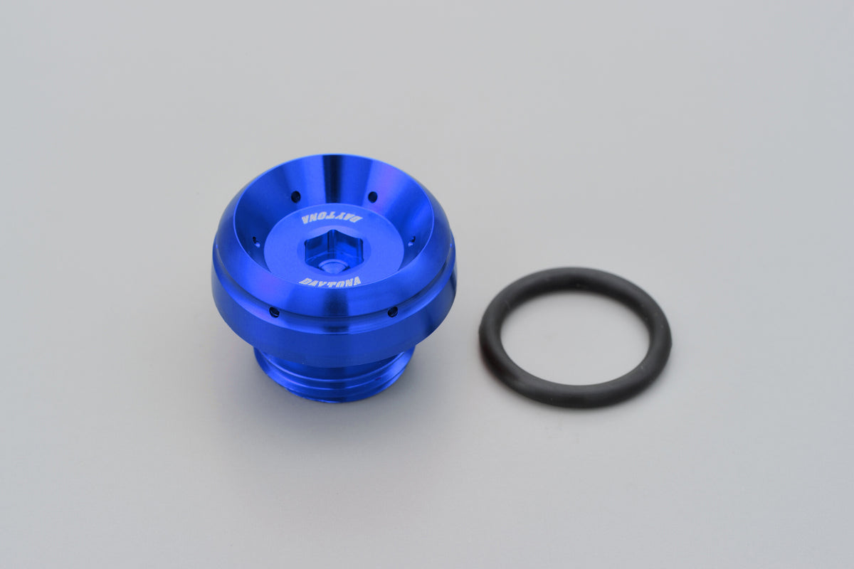Bouchon de remplissage d'huile Daytona M24XP3.0 bleu