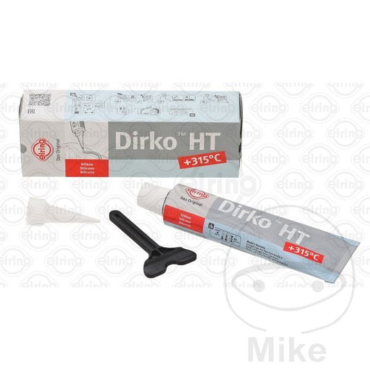 Mastic d'étanchéité silicone gris 70 ml Elring Dirko universel 5579201