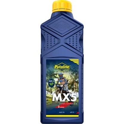 Huile moteur 2T MX5 synthétique 1L Putoline 70272