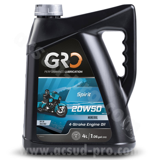 Huile moteur Global Racing Oil 4T Spirit 20W50 - Bidon 4L