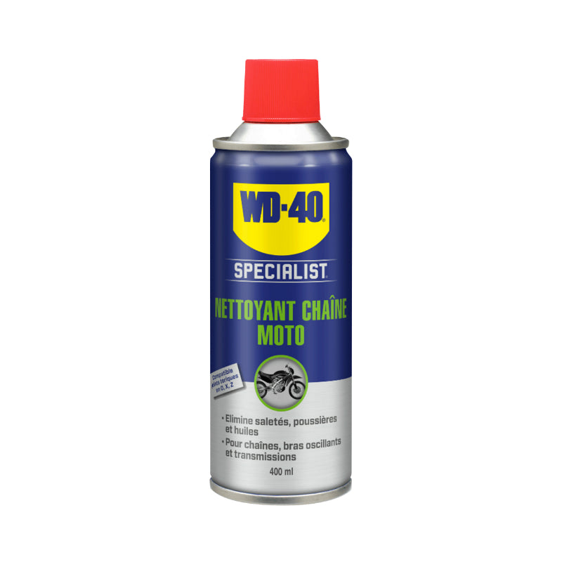 Nettoyant chaîne WD-40 Specialist Moto 400 ml
