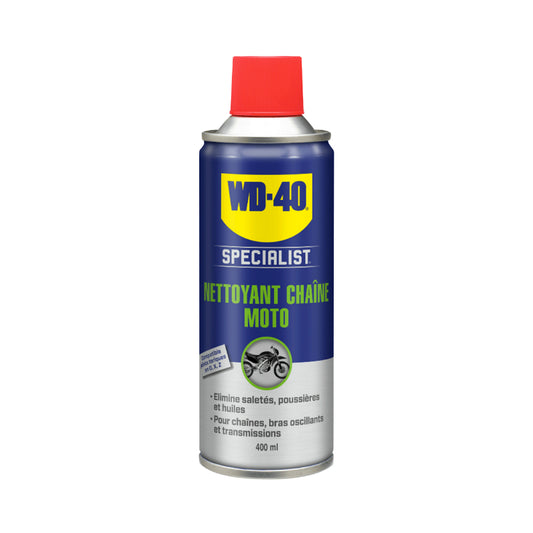 Nettoyant chaîne WD-40 Specialist Moto 400 ml