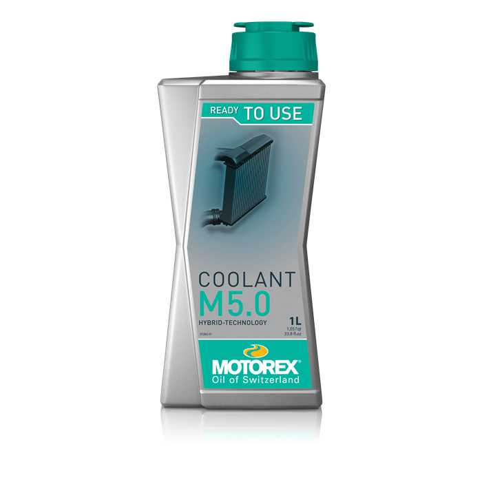 Liquide de refroidissement MOTOREX COOLANT M5.0 prêt à l'emploi
