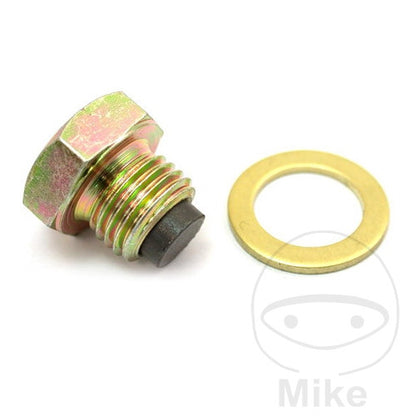 Bouchon de vidange d'huile magnétique JMP M14X1.50 avec bague d'étanchéité
