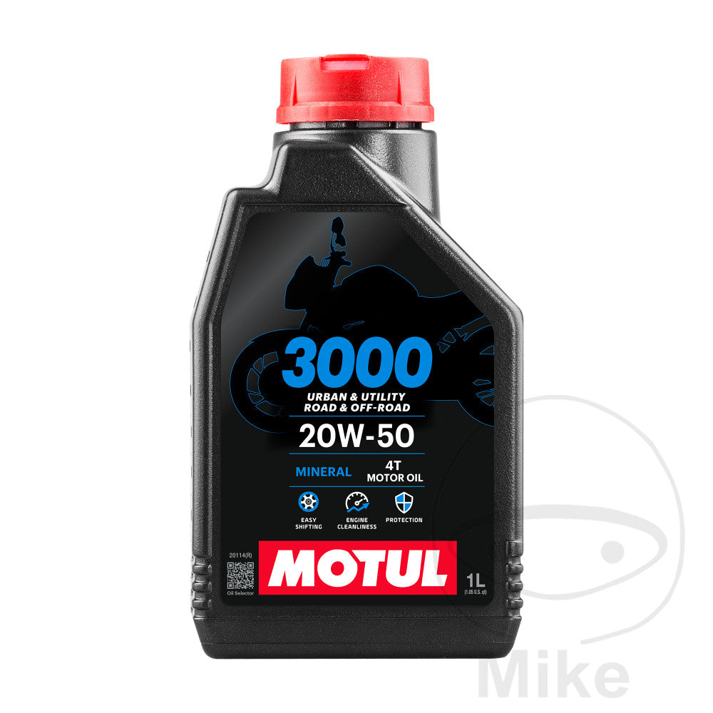 Huile Moteur Motul 3000 20W50 4T 1 L minéral